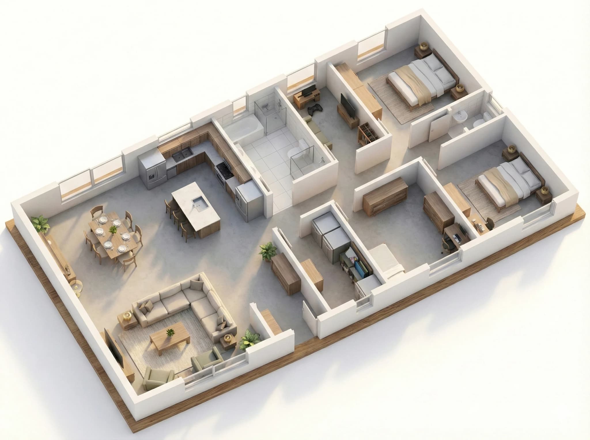 Appartement avec Meubles